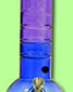 Acrylic Bubble Grip Bong - Purple Amp Blue - click to compare prices